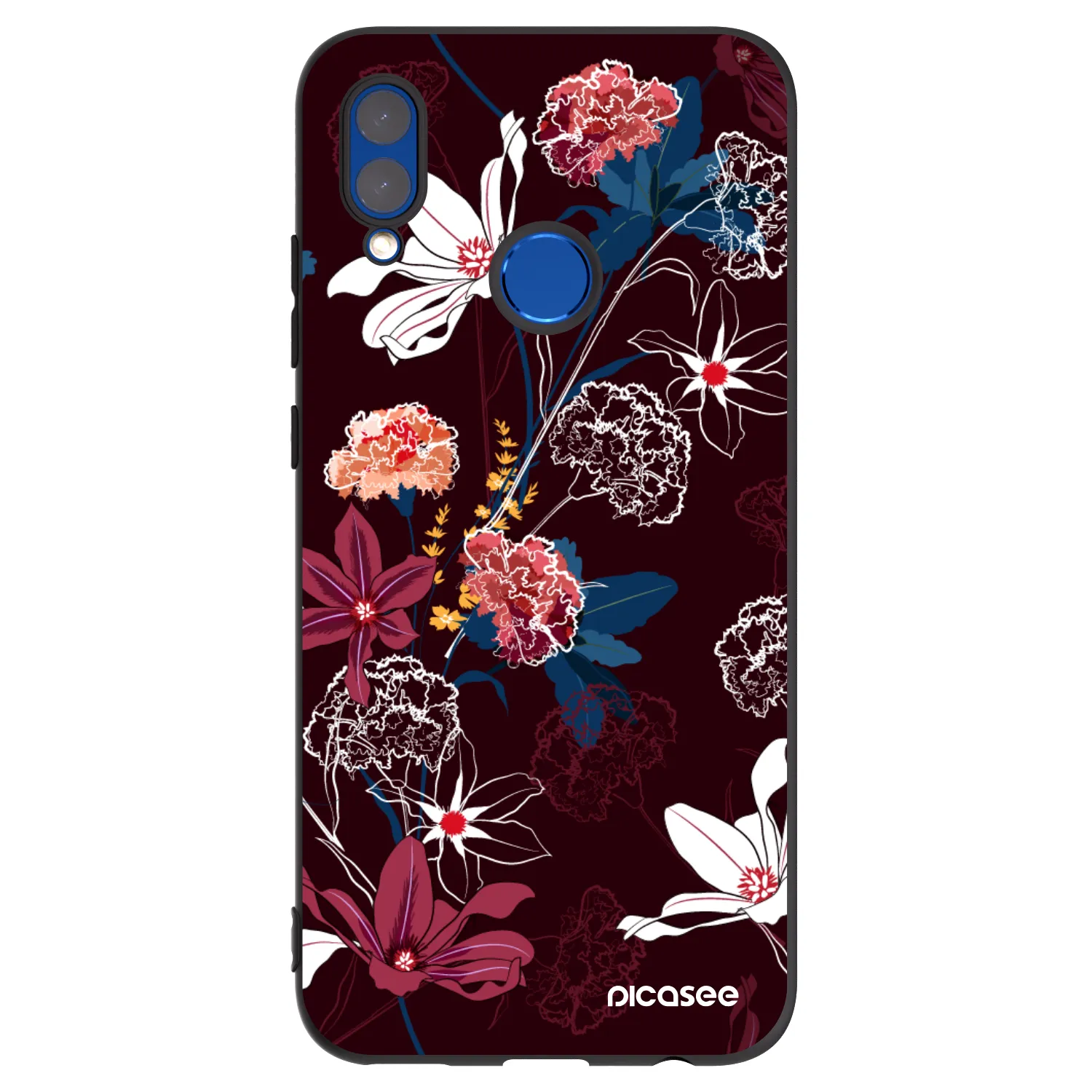 Picasee husă neagră din silicon pentru Honor 10 Lite - Dark Meadow