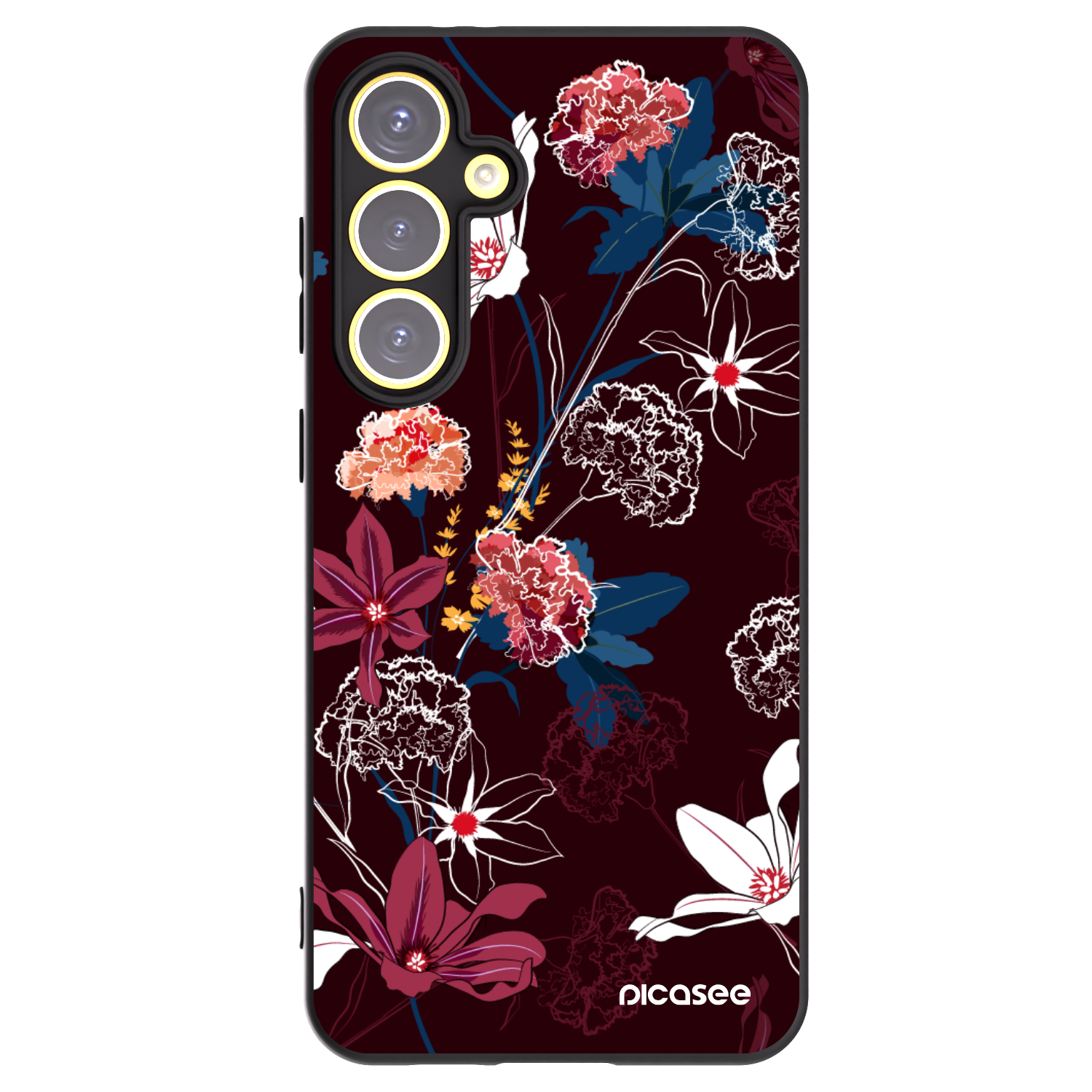 Picasee husă neagră din silicon pentru Samsung Galaxy S24 FE S721B - Dark Meadow