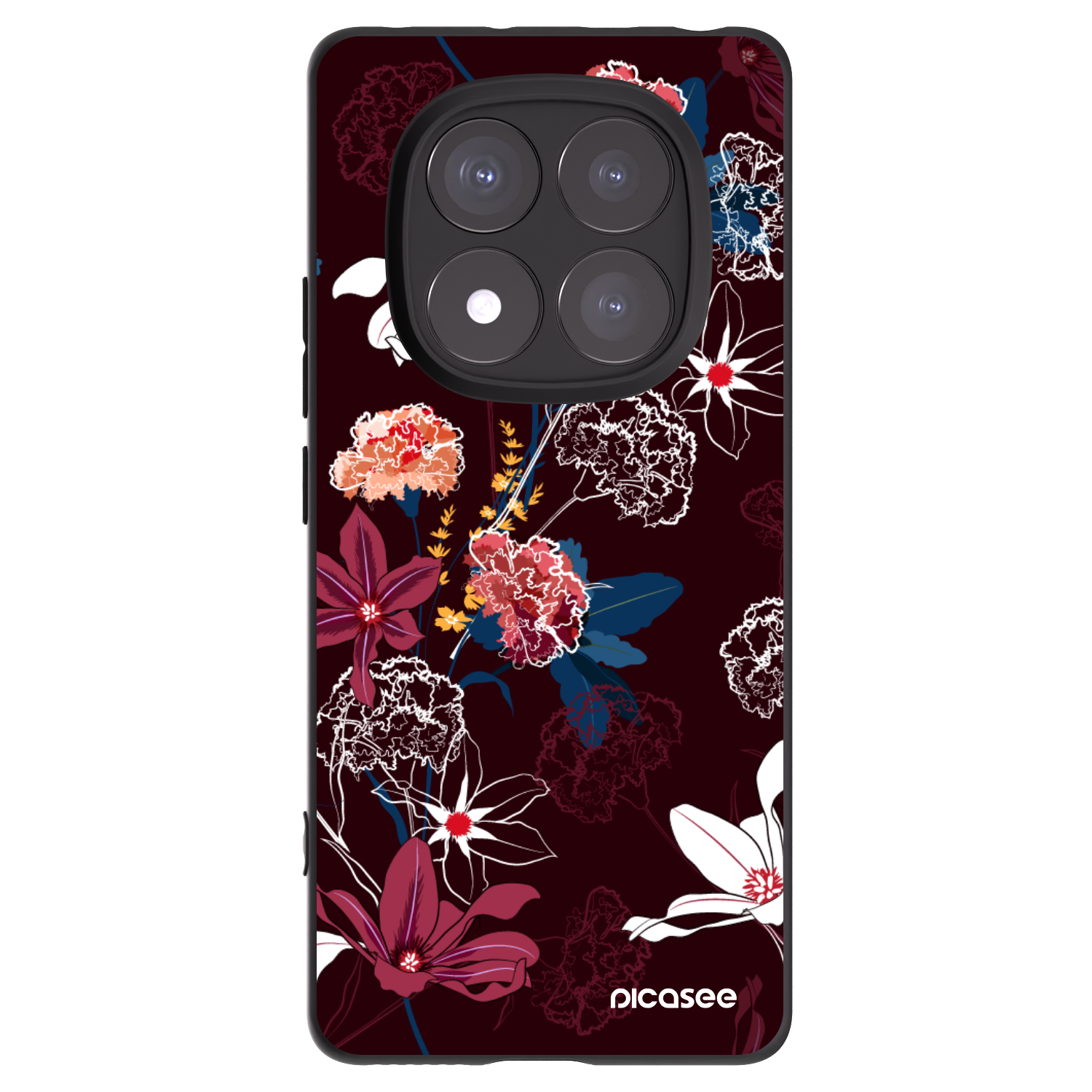 Picasee husă neagră din silicon pentru Xiaomi Redmi Note 14 Pro+ 5G - Dark Meadow