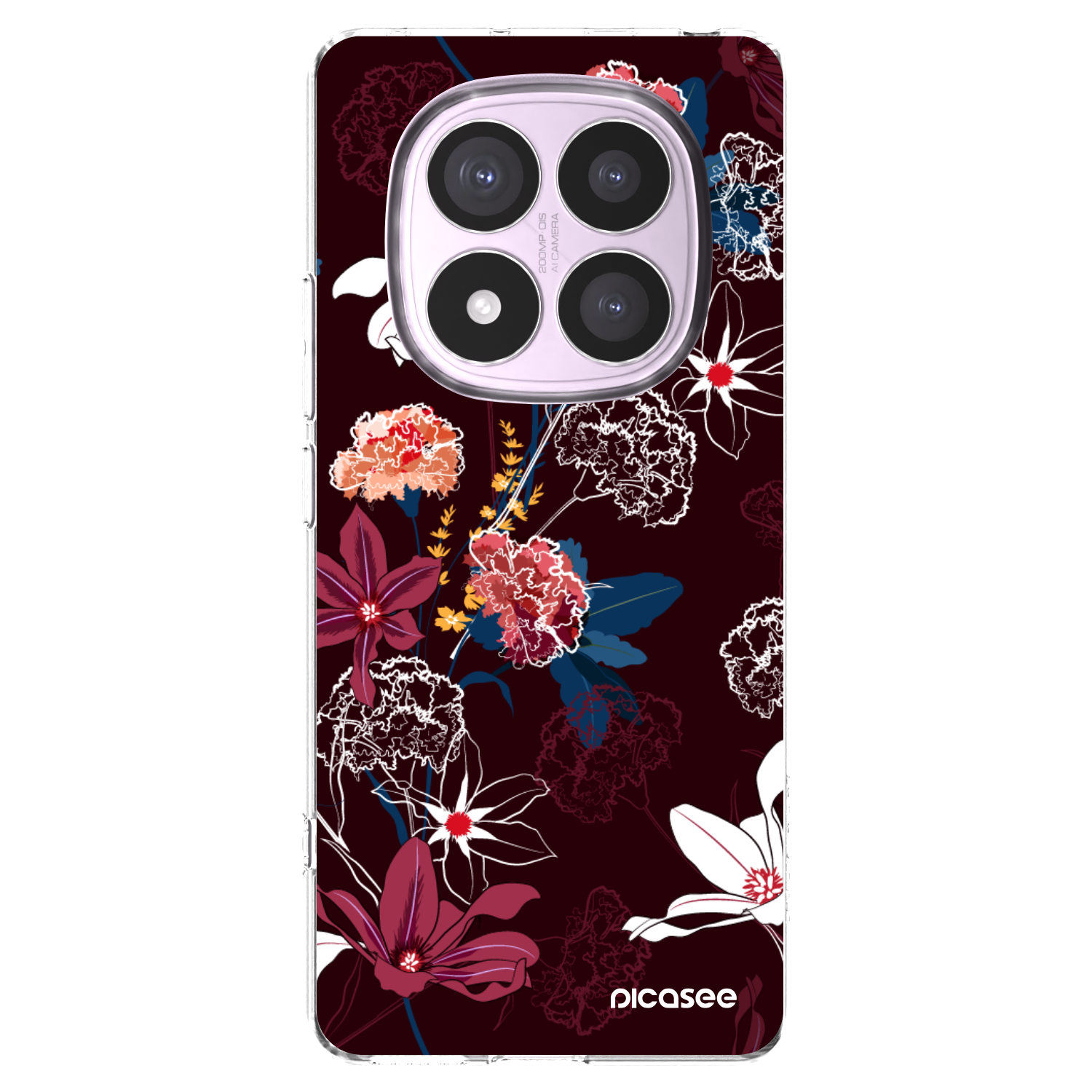 Picasee husă transparentă din silicon pentru Xiaomi Redmi Note 14 Pro 5G - Dark Meadow