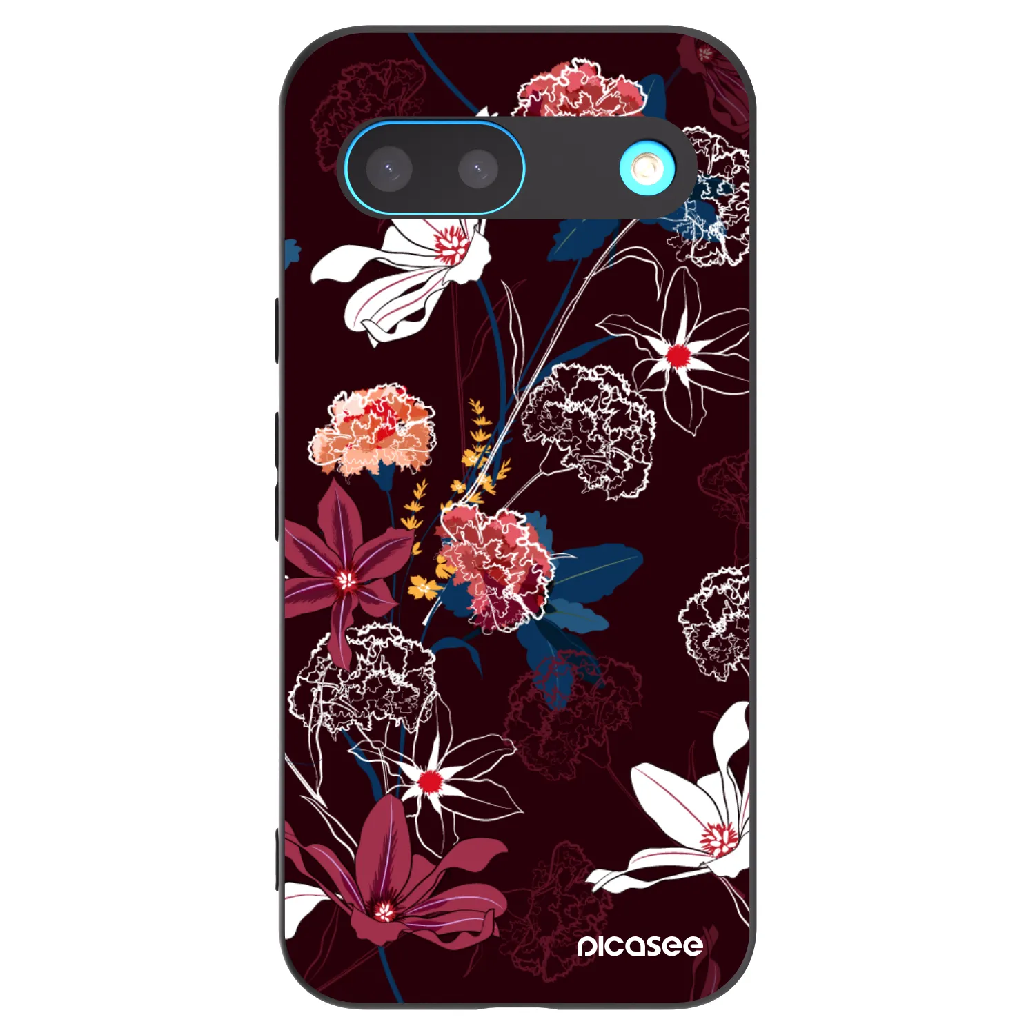 Picasee husă neagră din silicon pentru Google Pixel 8 - Dark Meadow