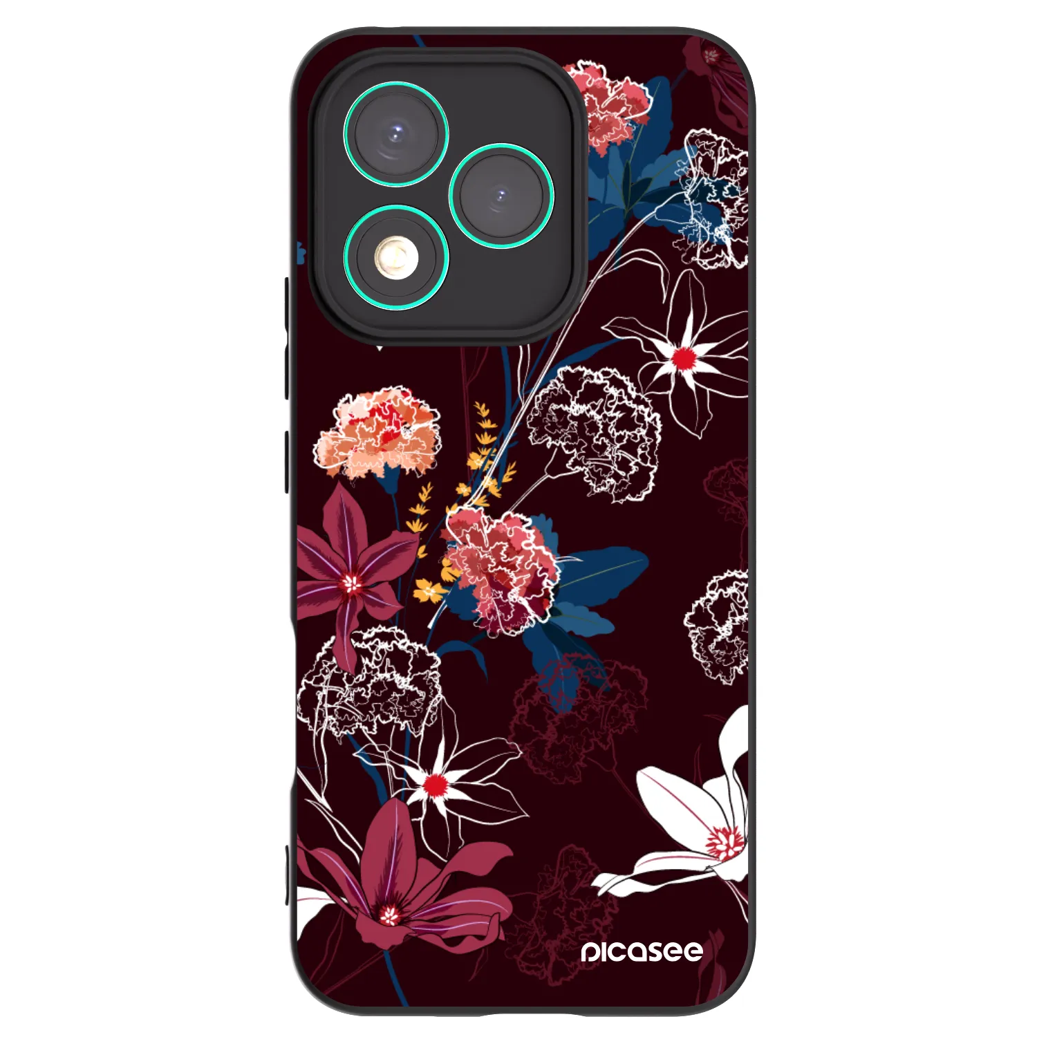 Picasee husă neagră din silicon pentru Honor 400 Lite 5G - Dark Meadow