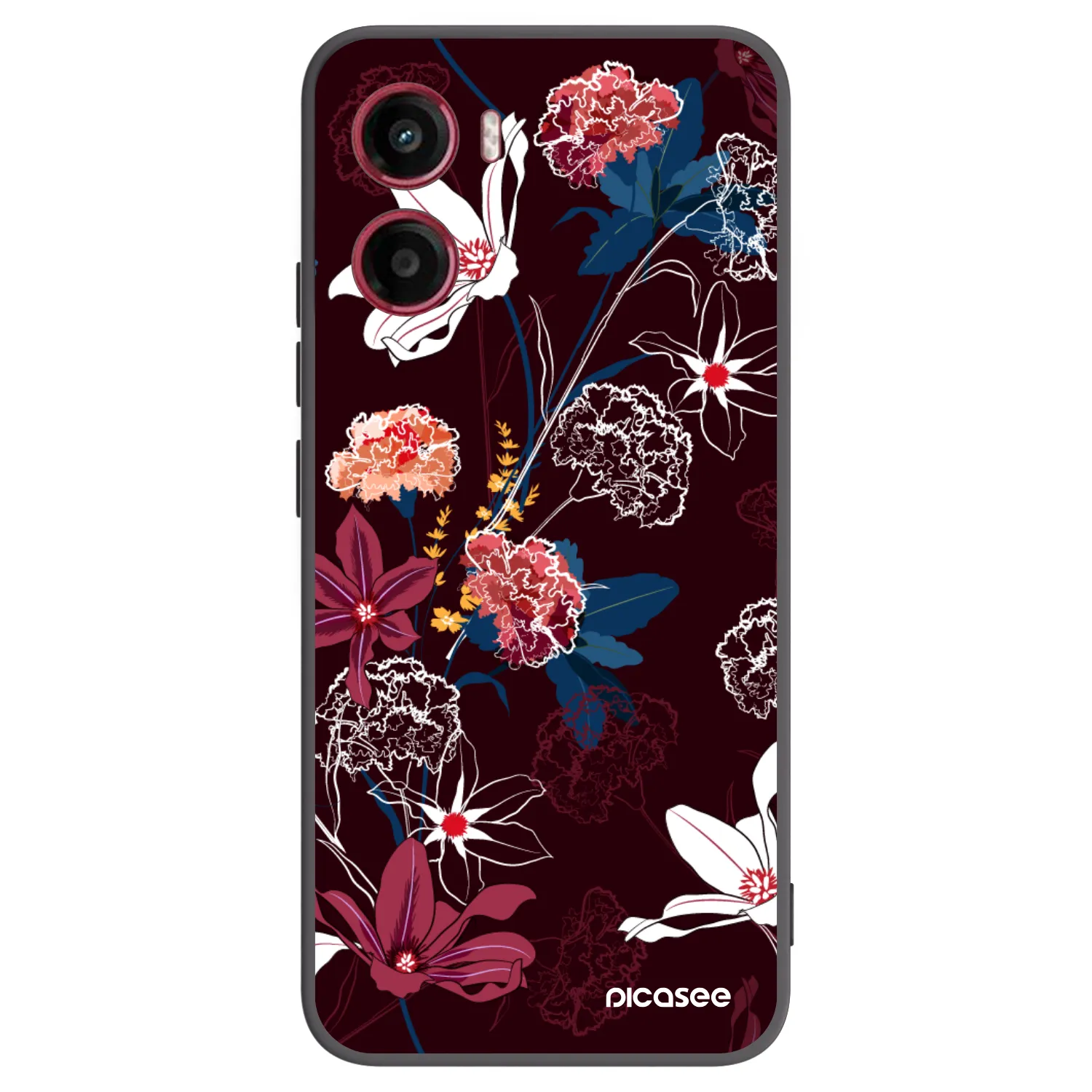 Picasee husă neagră din silicon pentru Motorola Moto G05 - Dark Meadow