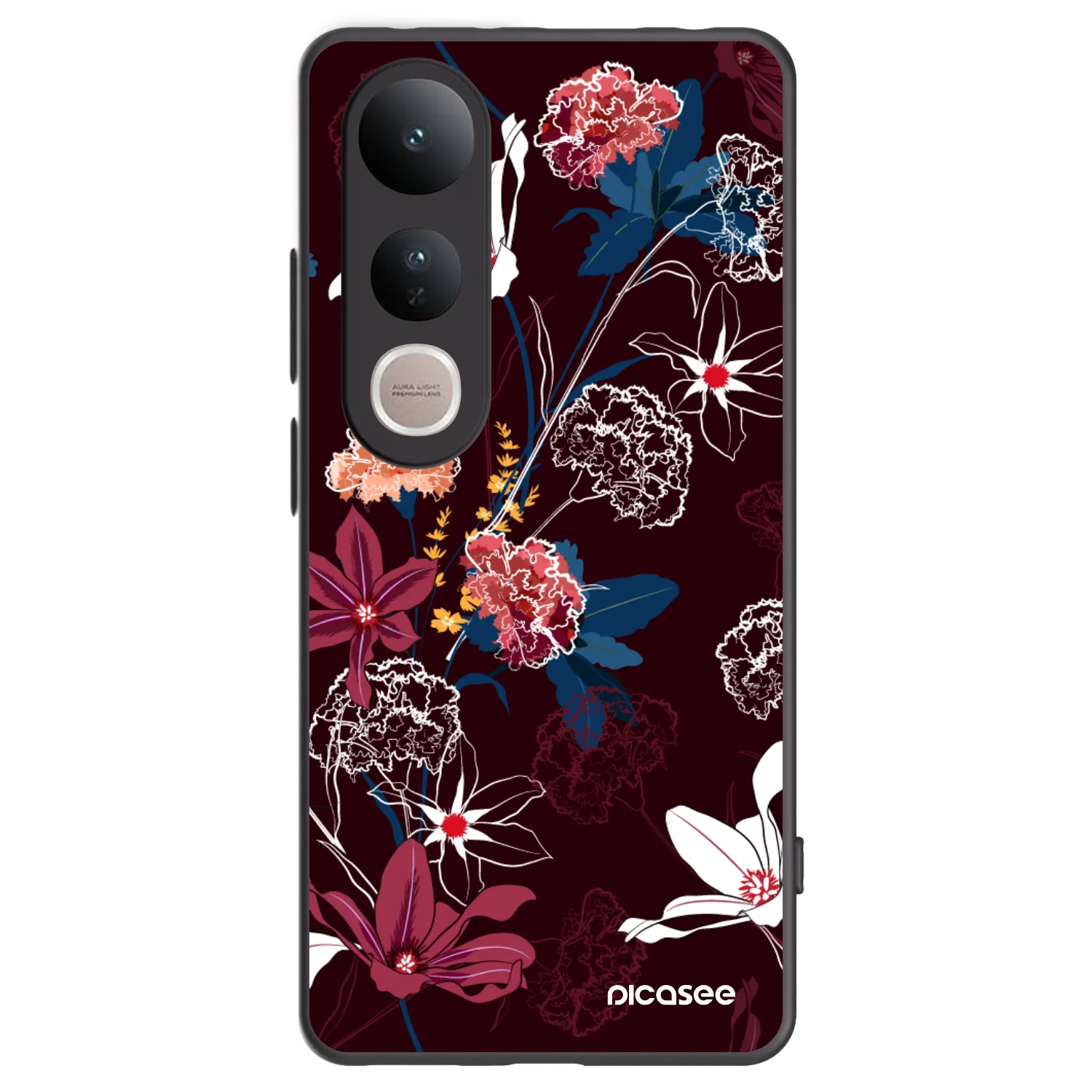 Picasee husă neagră din silicon pentru Vivo V50 Lite 5G - Dark Meadow