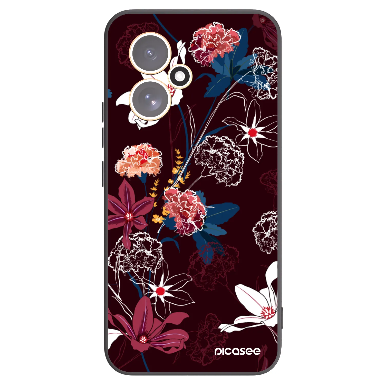 Picasee husă neagră din silicon pentru Honor 400 5G - Dark Meadow