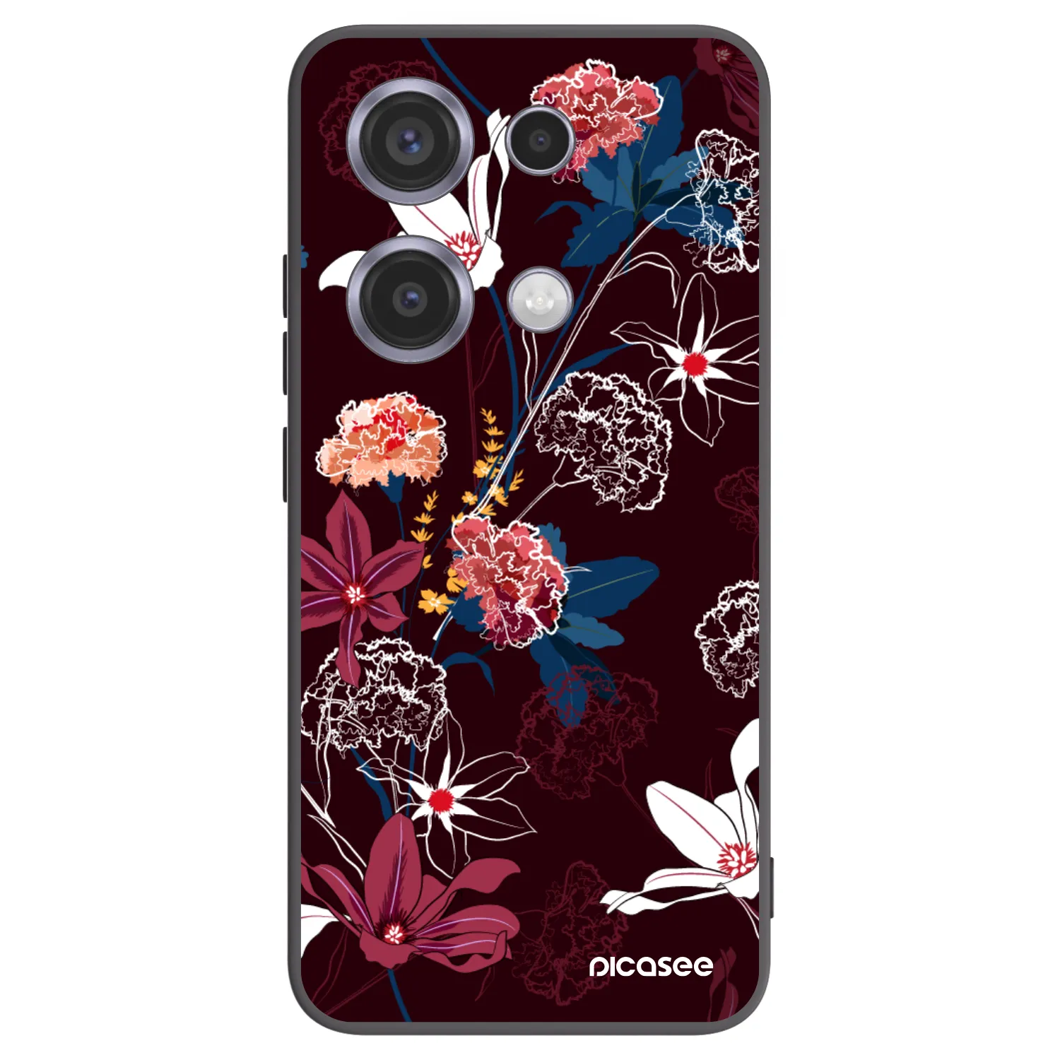 Picasee husă neagră din silicon pentru Xiaomi Redmi Note 14S - Dark Meadow