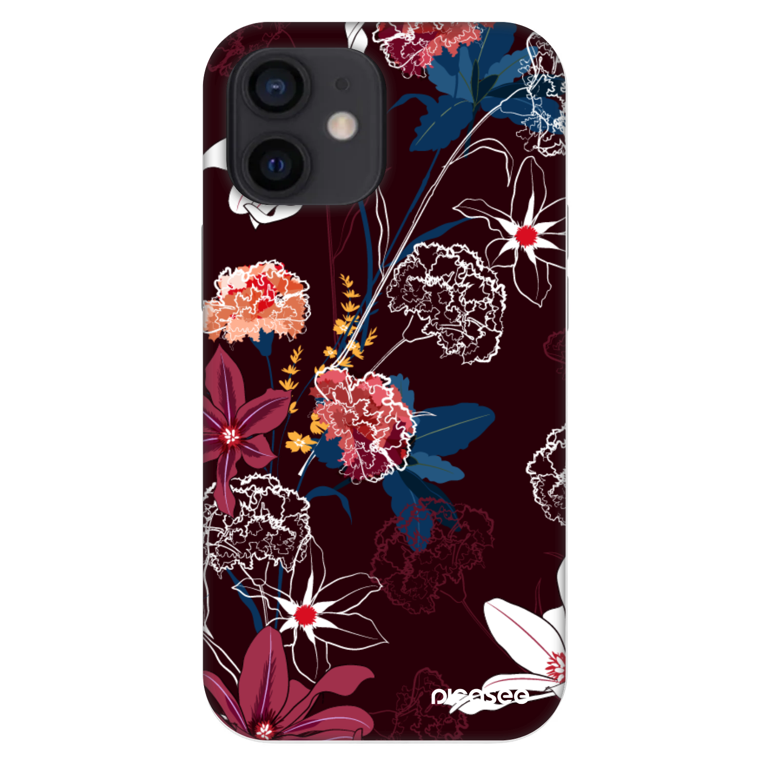 Picasee Fashion Case pentru Apple iPhone 12 mini - Dark Meadow
