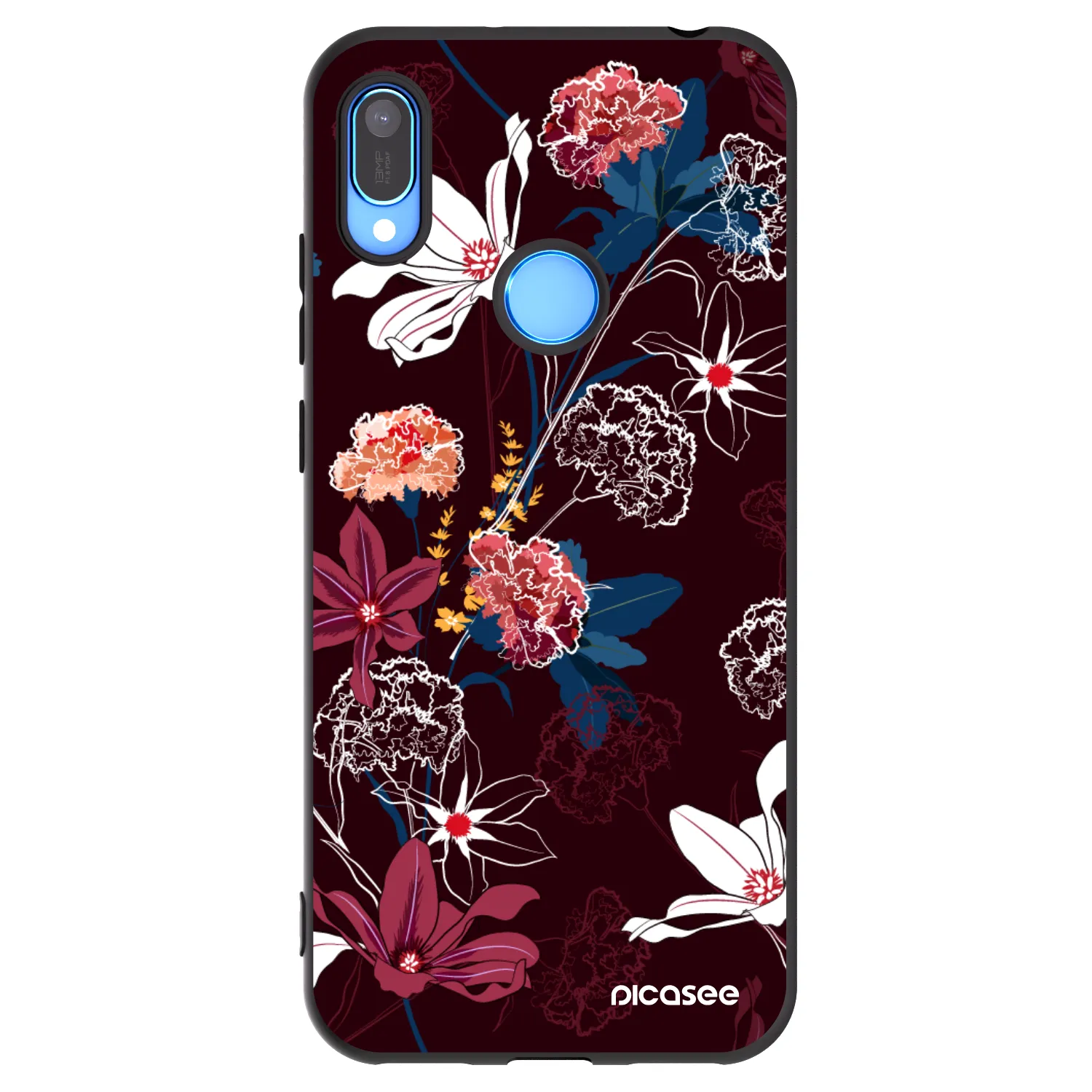 Picasee husă neagră din silicon pentru Huawei Y6 2019 - Dark Meadow