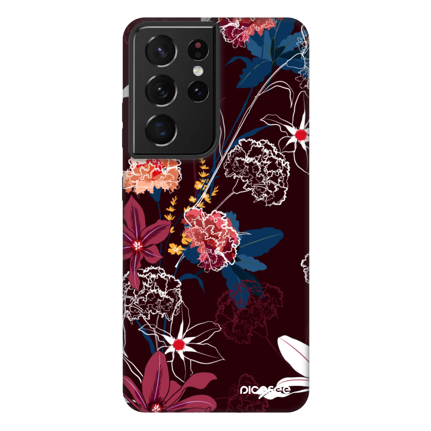 Picasee Fashion Case pentru Samsung Galaxy S21 Ultra 5G G998B - Dark Meadow