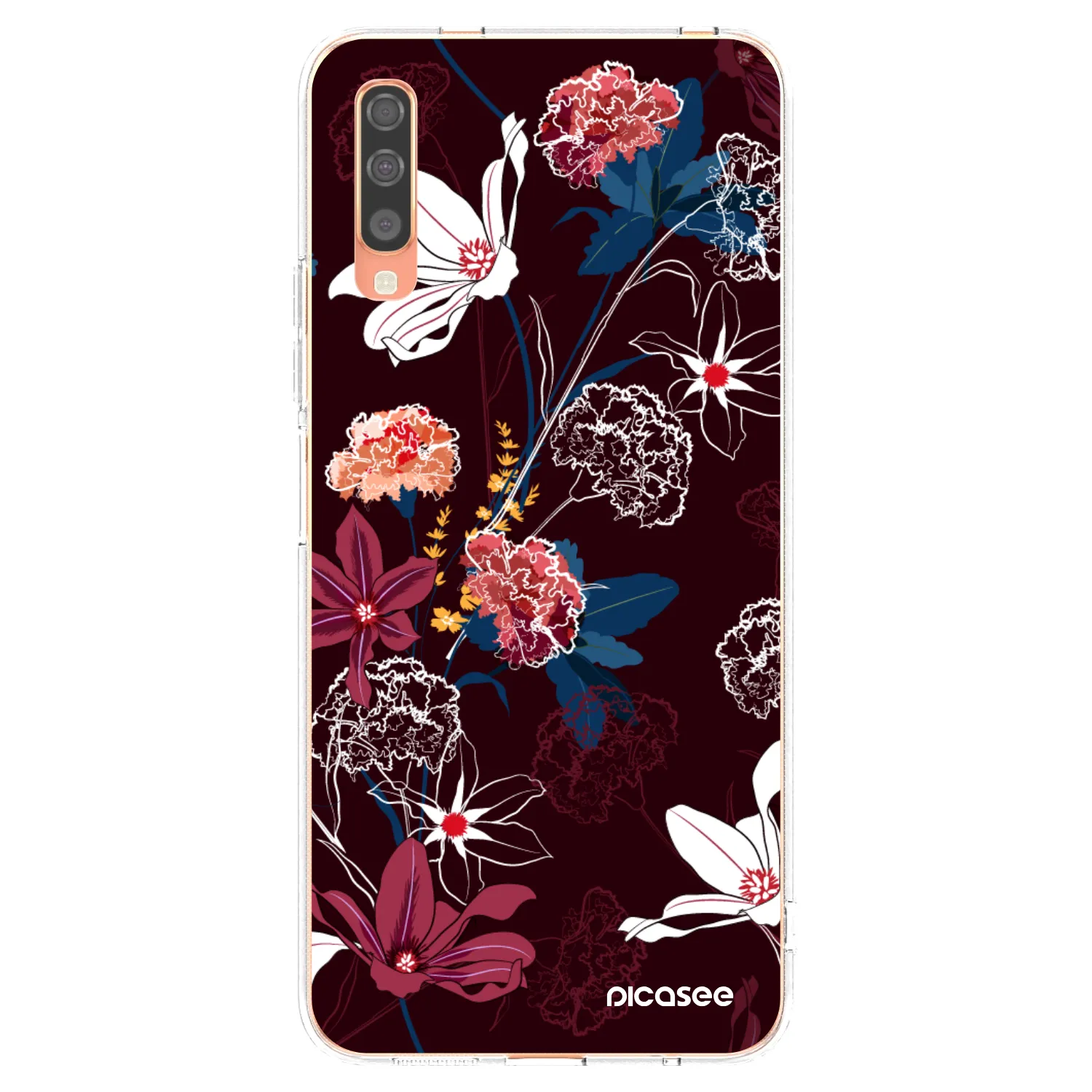 Picasee husă transparentă din silicon pentru Samsung Galaxy A70 A705F - Dark Meadow
