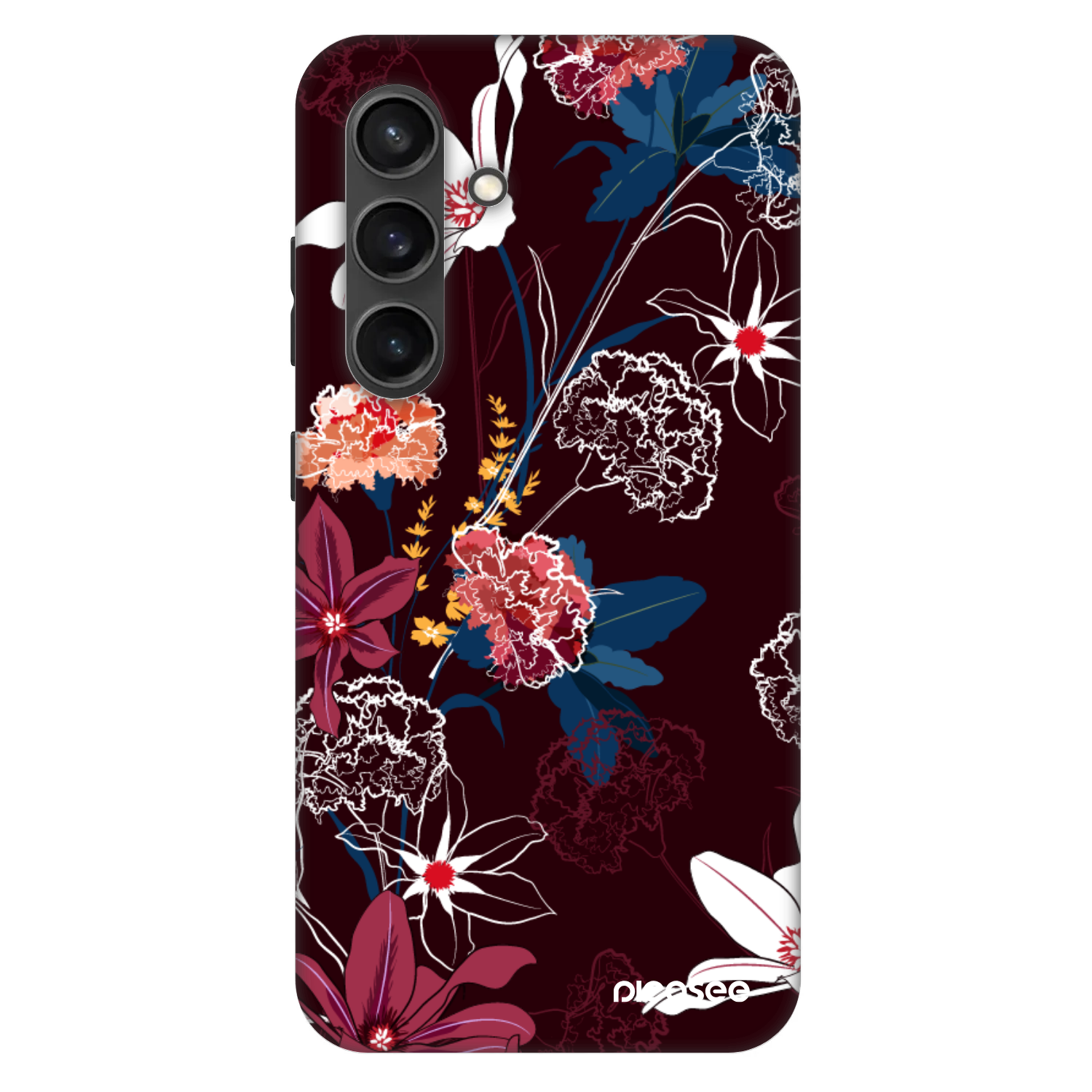 Picasee Fashion Case PowerShare pro Samsung Galaxy S24 S921B 5G - Dark Meadow