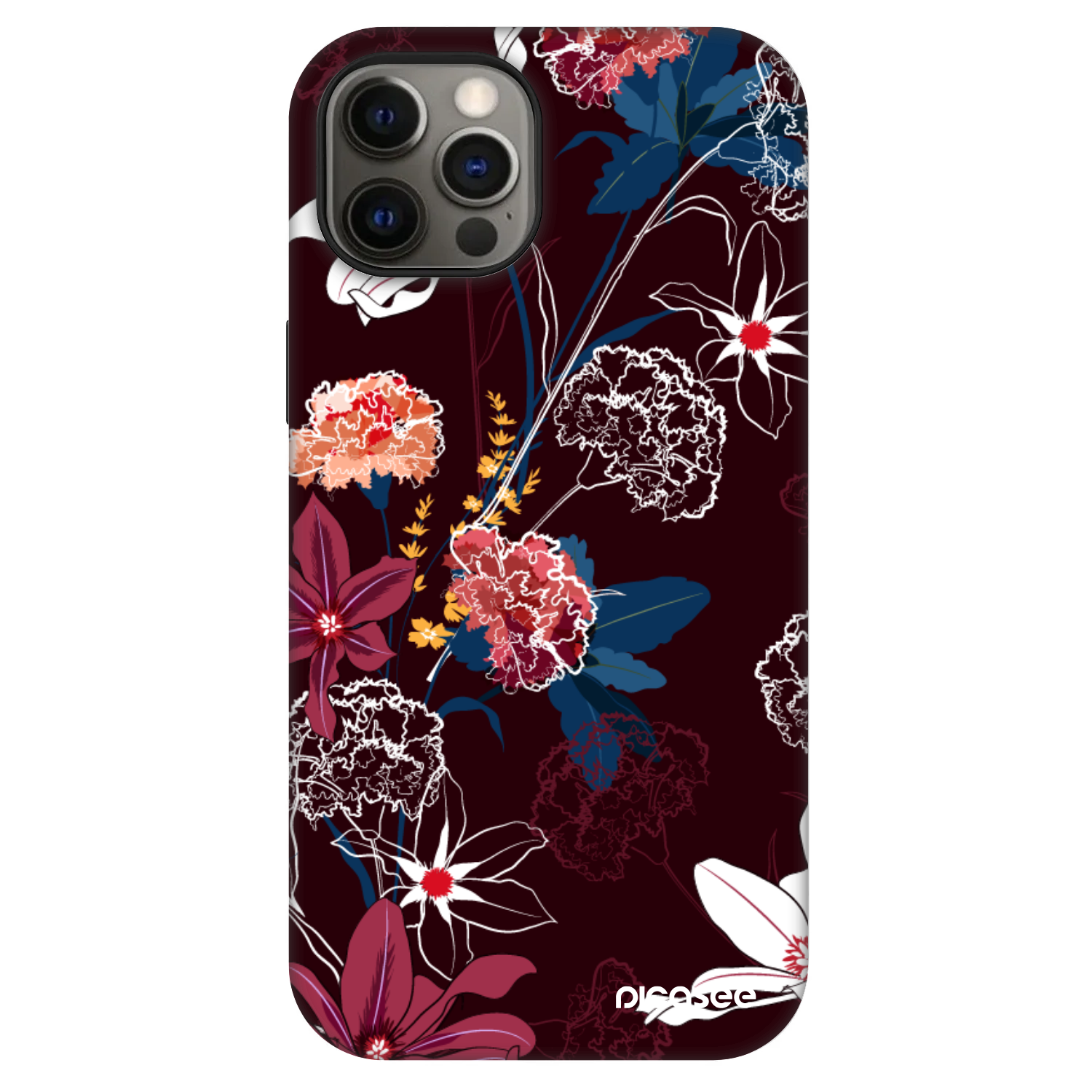 Picasee Fashion Case MagSafe pentru Apple iPhone 12 - Dark Meadow