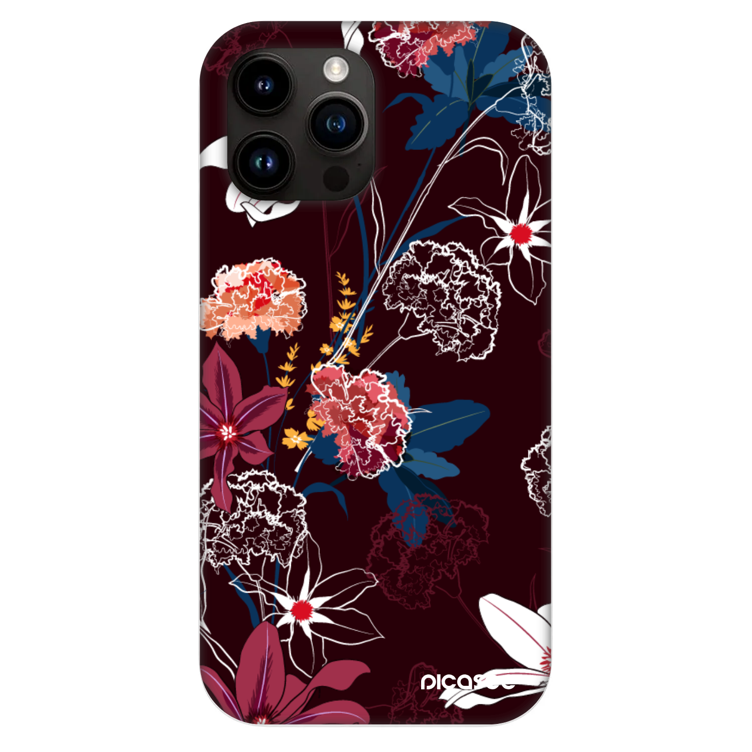 Picasee Fashion Case MagSafe pentru Apple iPhone 13 Pro Max - Dark Meadow
