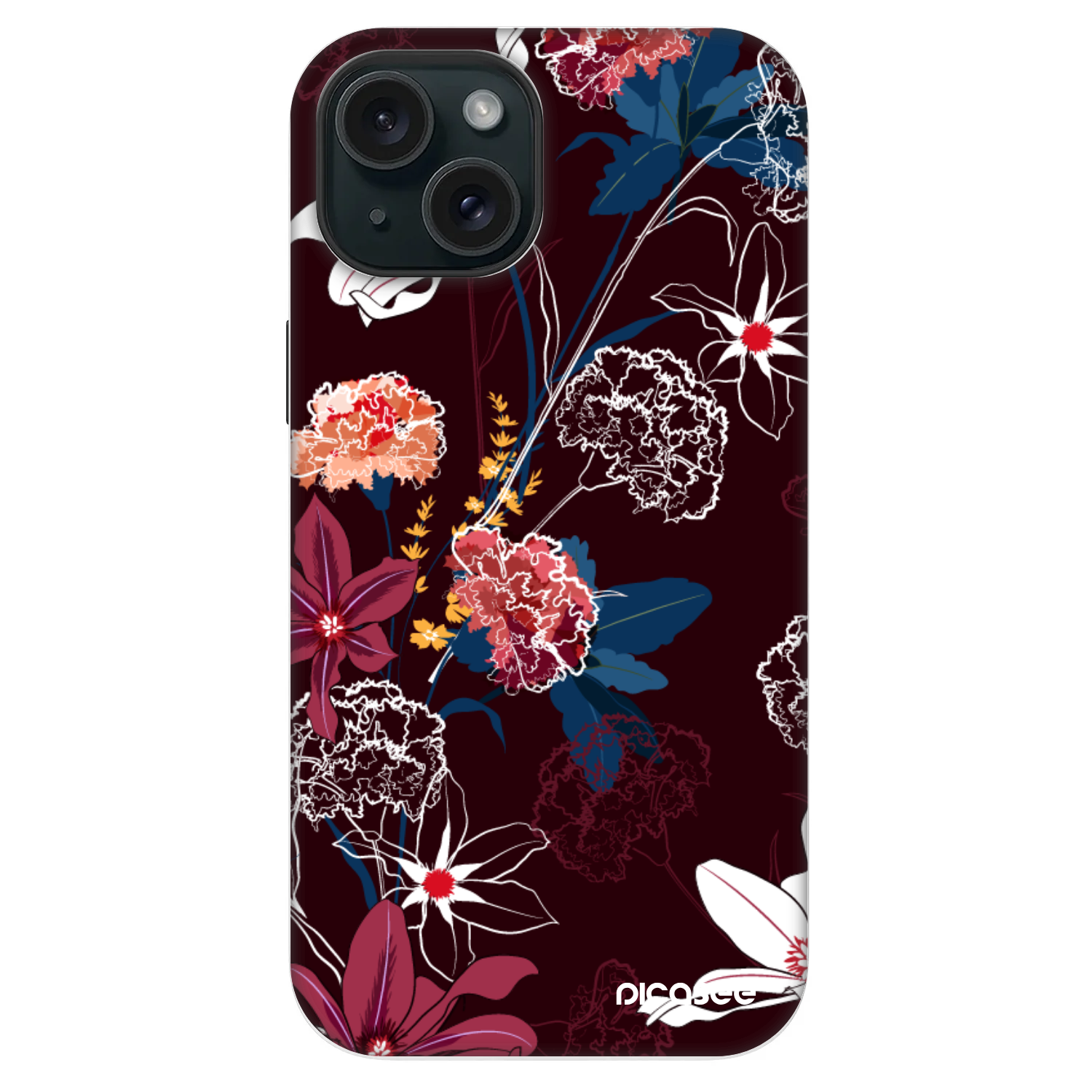 Picasee Fashion Case MagSafe pentru Apple iPhone 14 - Dark Meadow