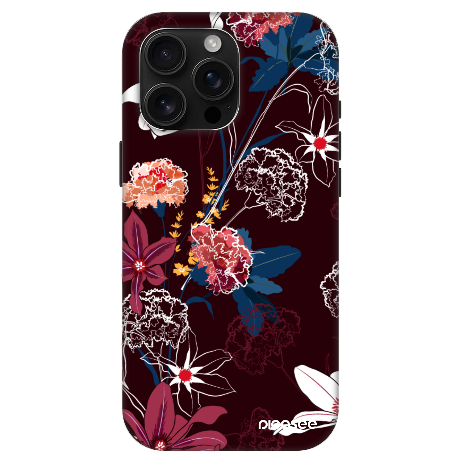 Picasee Fashion Case MagSafe pentru Apple iPhone 16 Pro Max - Dark Meadow