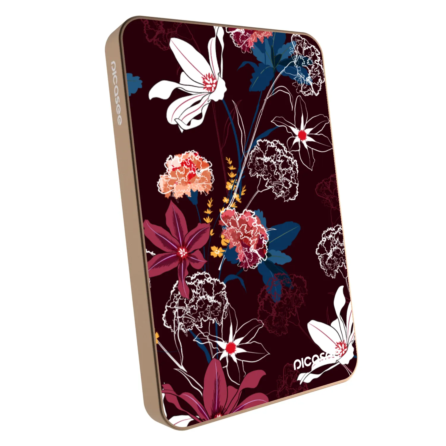 Picasee Powerbank cu MagSafe 5 000 mAh De aur - Dark Meadow