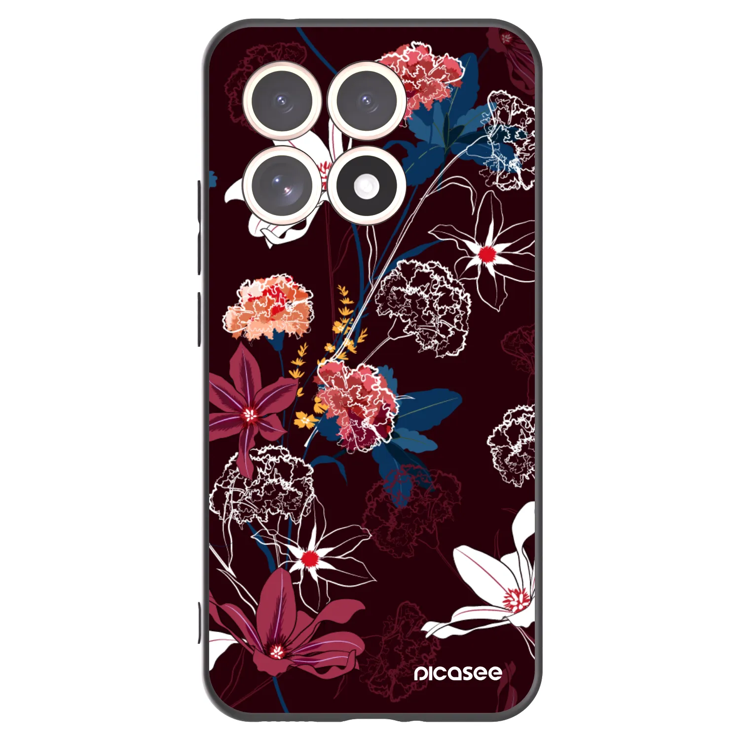 Picasee husă neagră din silicon pentru Xiaomi 15T - Dark Meadow