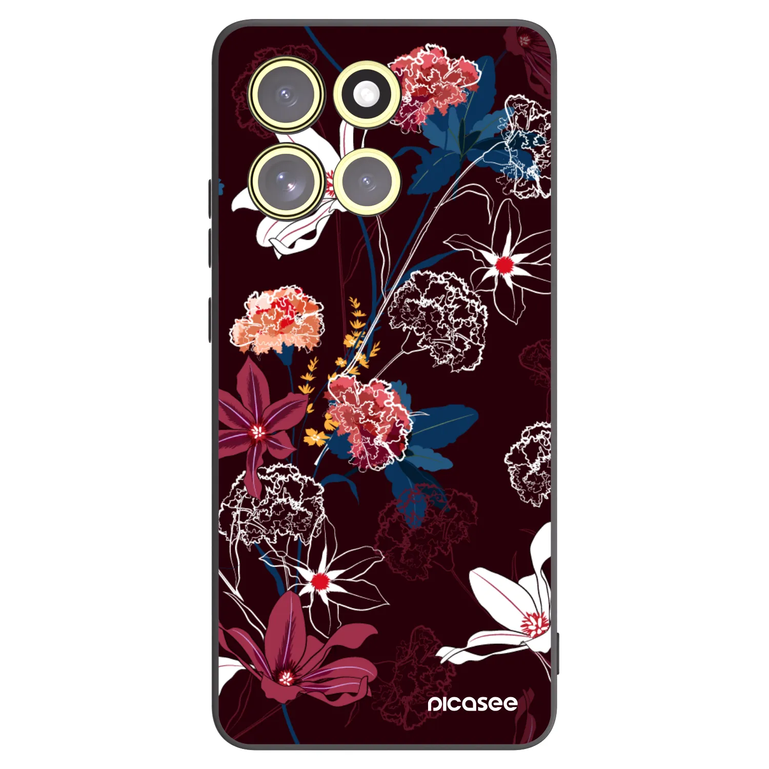 Picasee husă neagră din silicon pentru Motorola Moto G86 Power 5G - Dark Meadow