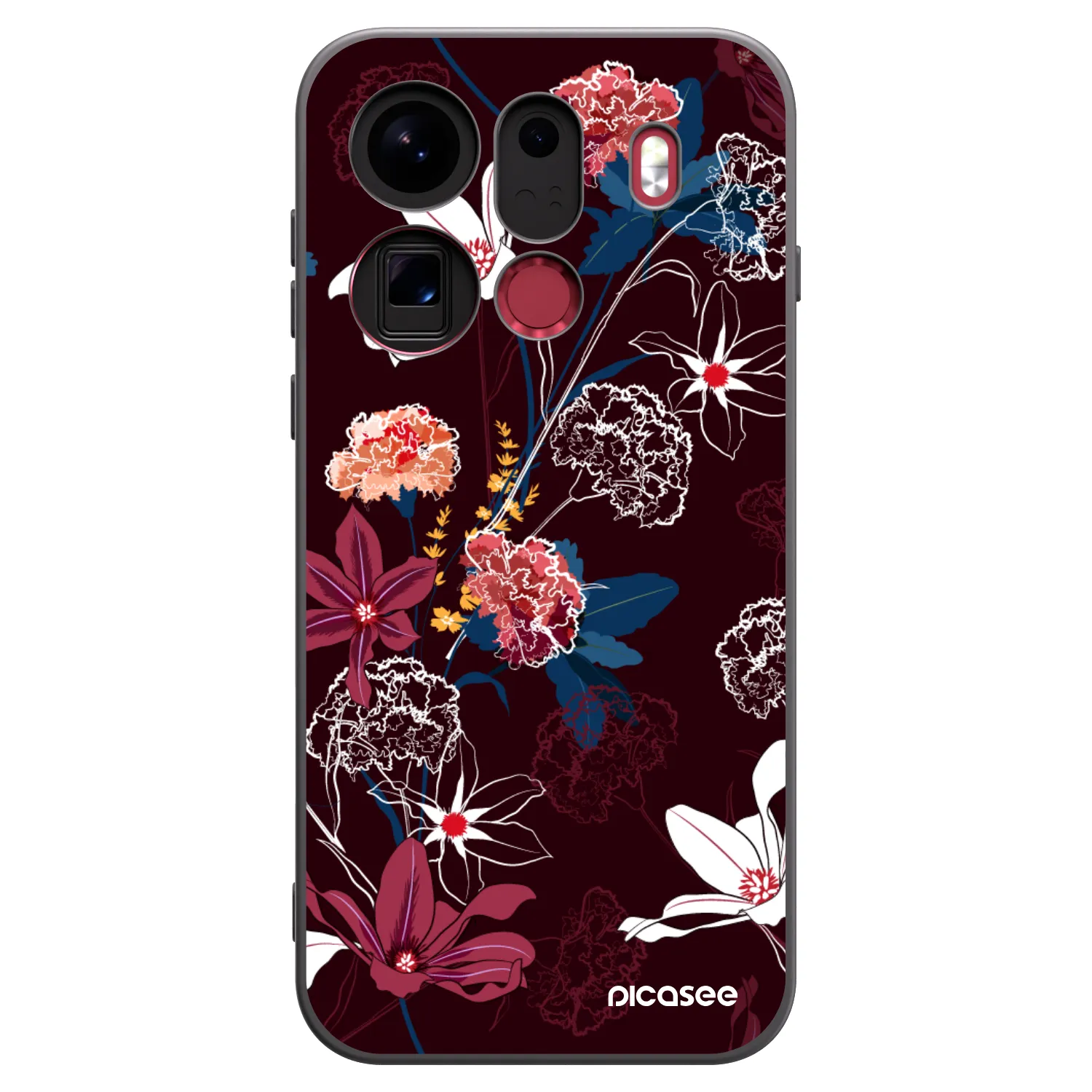 Picasee husă neagră din silicon pentru OPPO Find X9 Pro - Dark Meadow