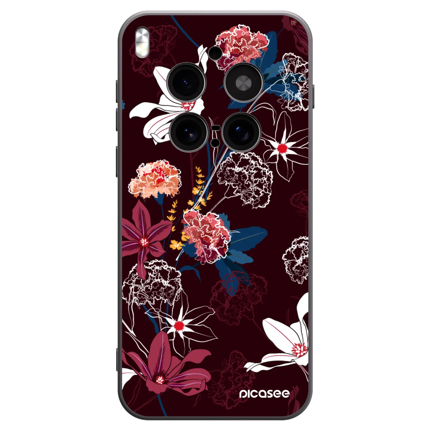 Picasee husă neagră din silicon pentru Vivo X300 Pro - Dark Meadow