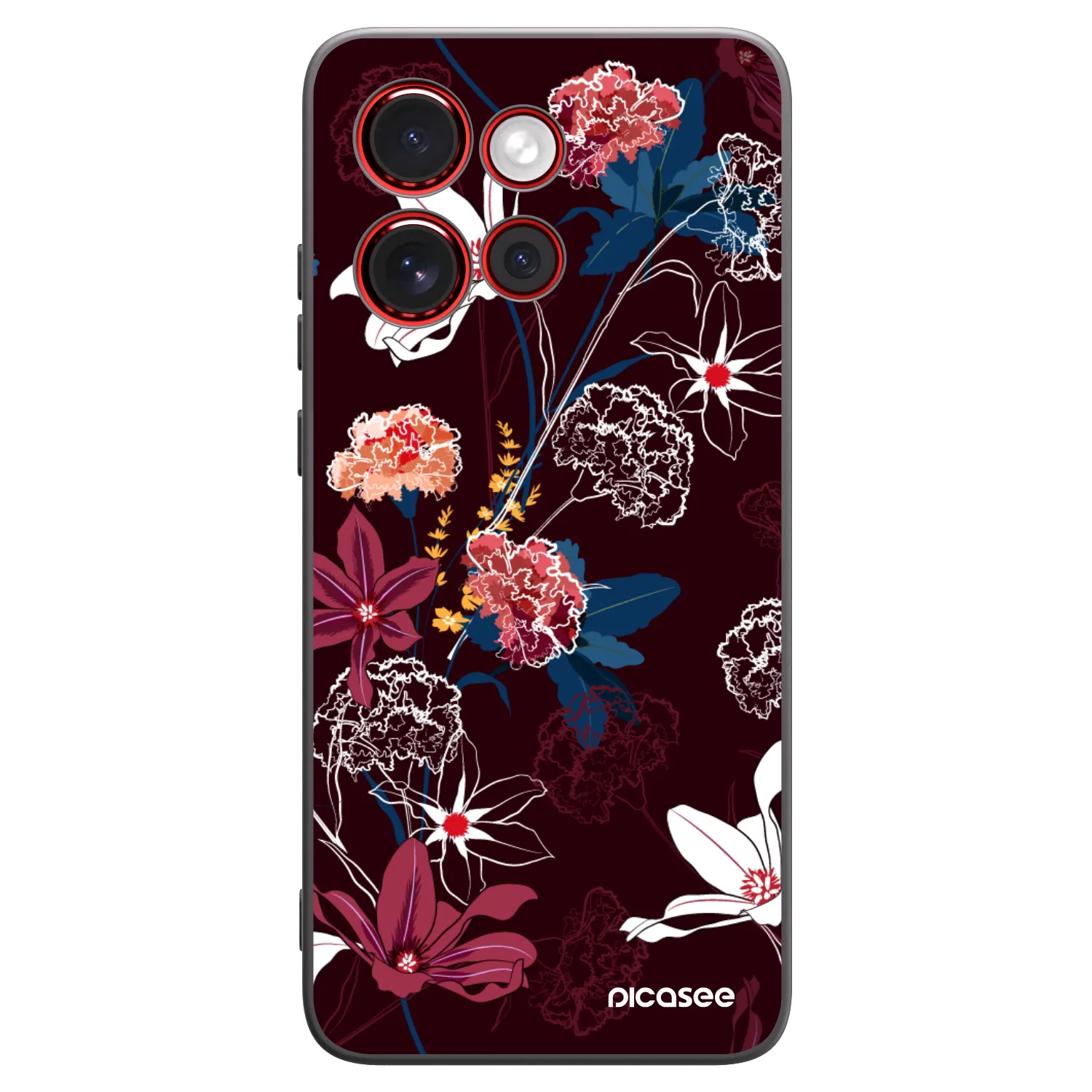 Picasee husă neagră din silicon pentru Motorola Edge 60 Neo 5G - Dark Meadow