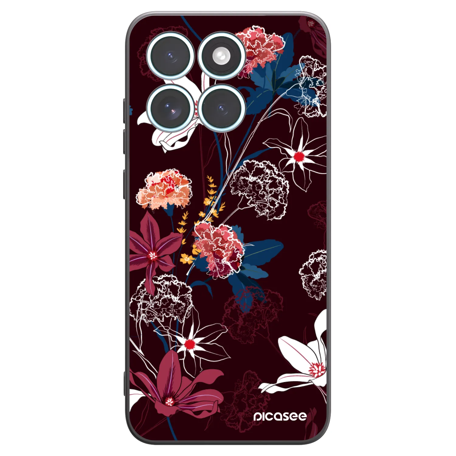 Picasee husă neagră din silicon pentru Motorola Edge 70 Fusion - Dark Meadow