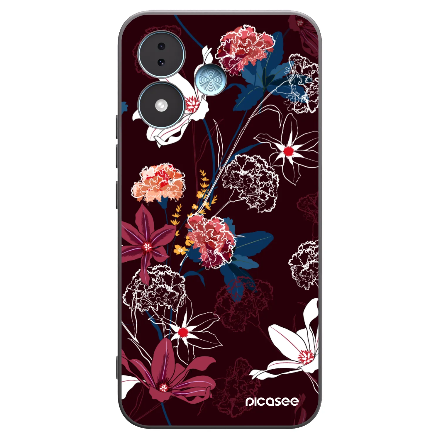 Picasee husă neagră din silicon pentru Xiaomi Redmi Note 17 5G - Dark Meadow