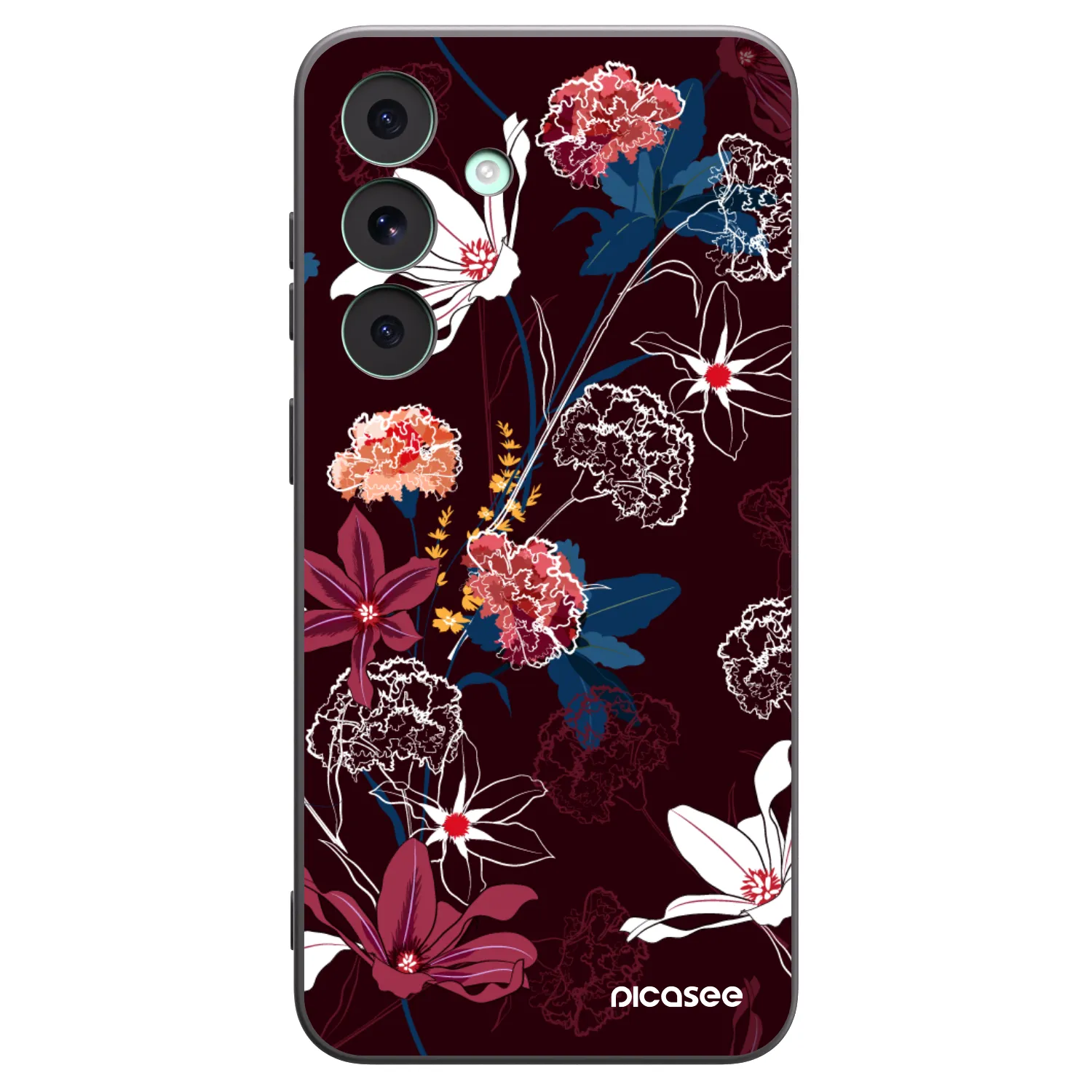 Picasee husă neagră din silicon pentru Samsung Galaxy S26 FE - Dark Meadow