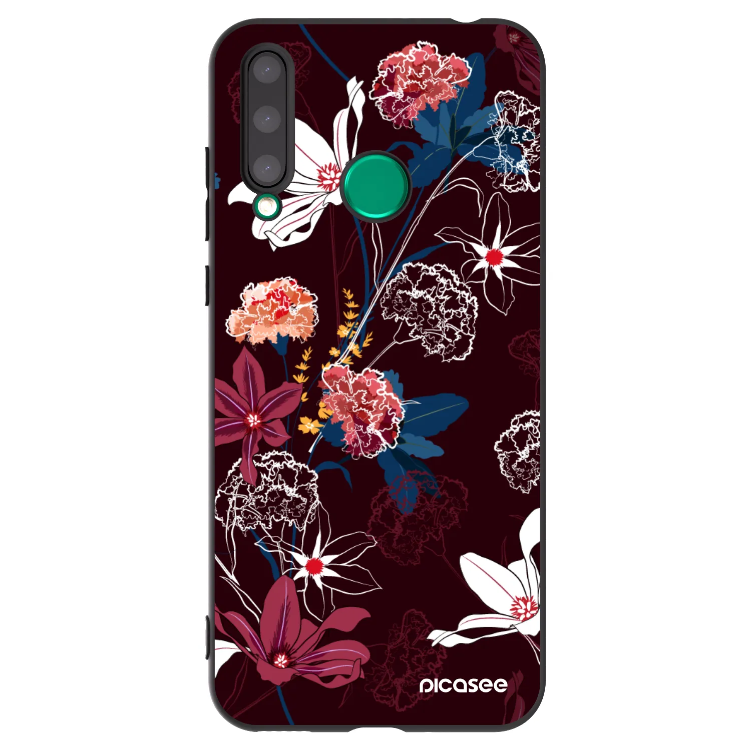 Picasee husă neagră din silicon pentru Honor 20 Lite - Dark Meadow