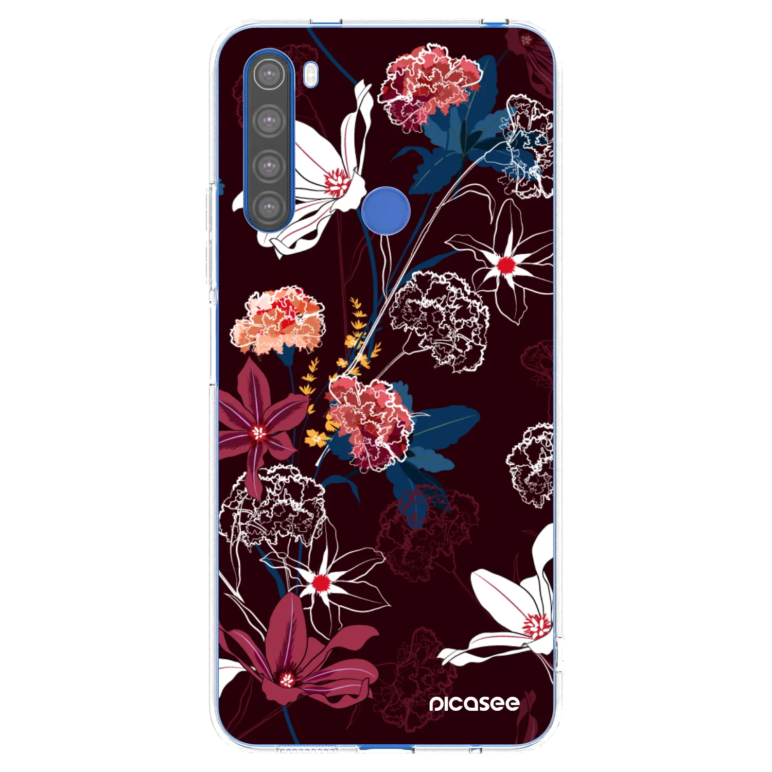 Picasee husă transparentă din silicon pentru Xiaomi Redmi Note 8T - Dark Meadow