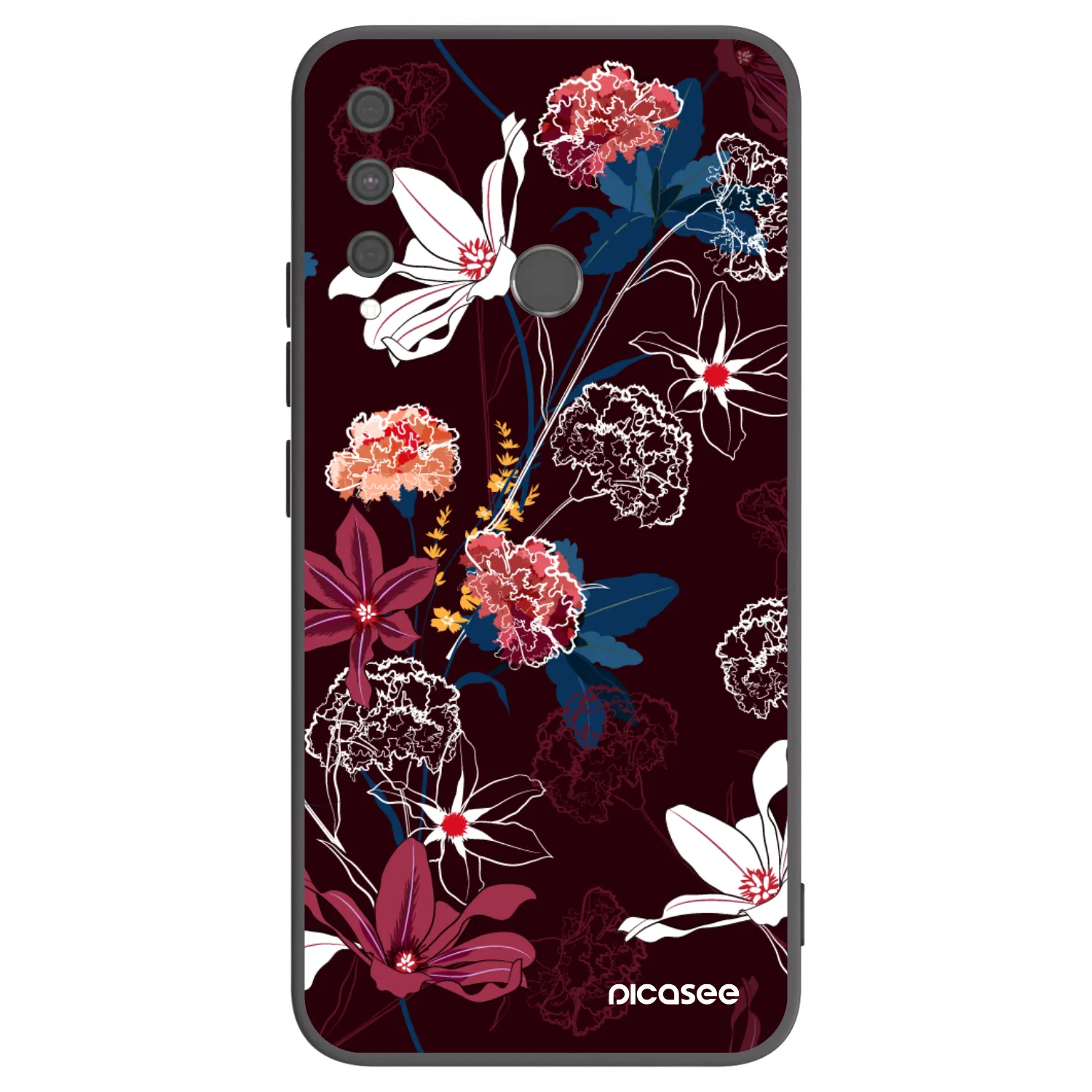 Picasee husă neagră din silicon pentru Huawei P40 Lite E - Dark Meadow