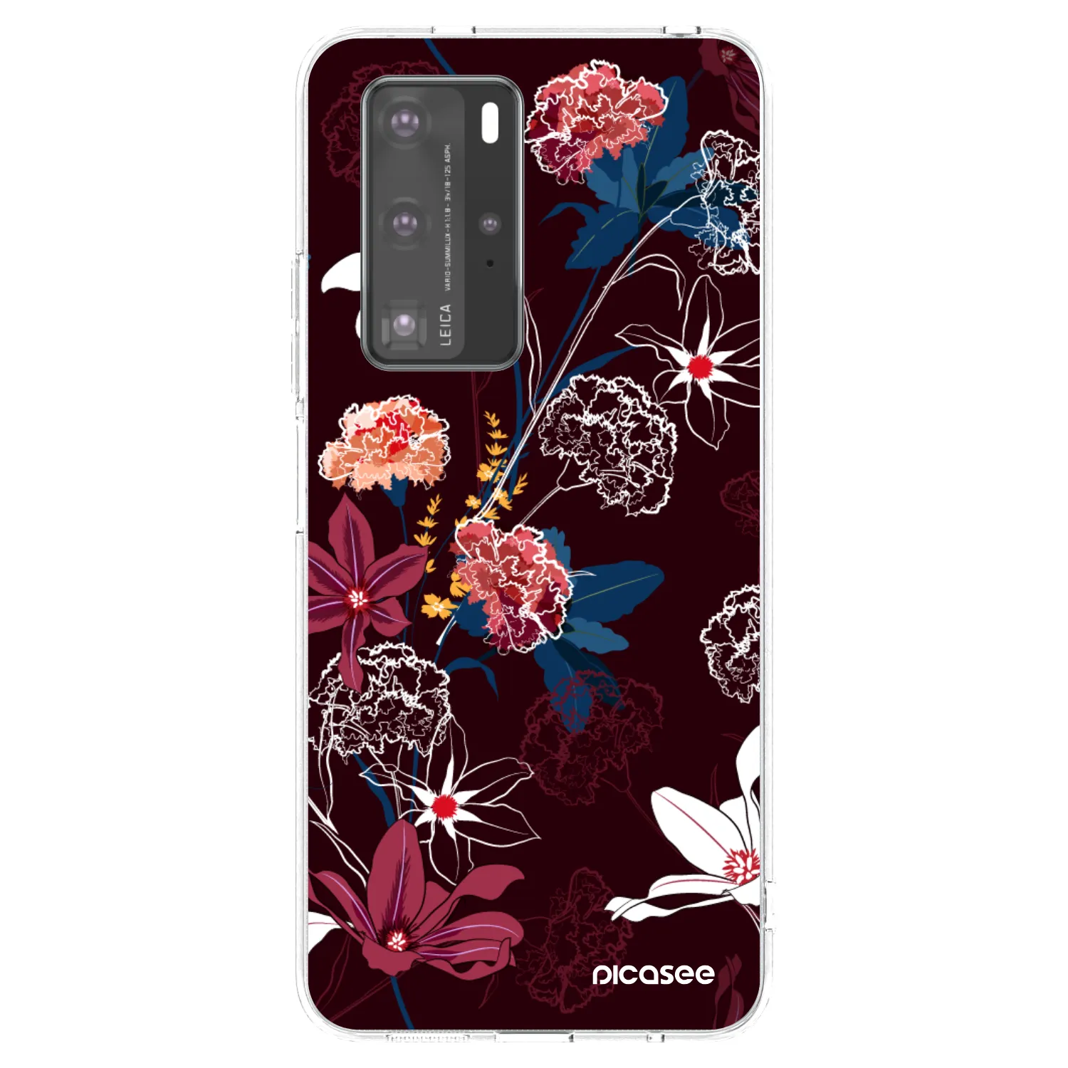 Picasee husă transparentă din silicon pentru Huawei P40 Pro - Dark Meadow