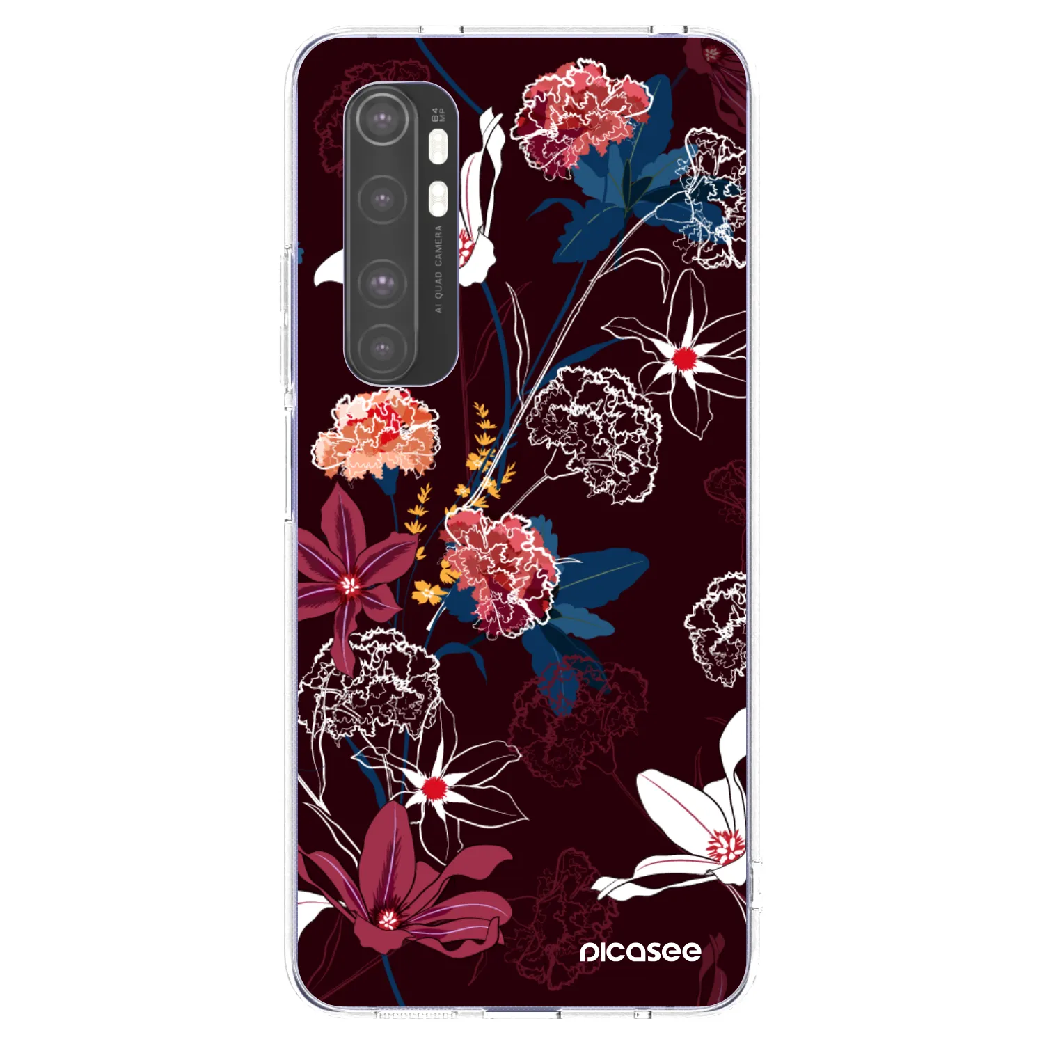 Picasee husă transparentă din silicon pentru Xiaomi Mi Note 10 Lite - Dark Meadow