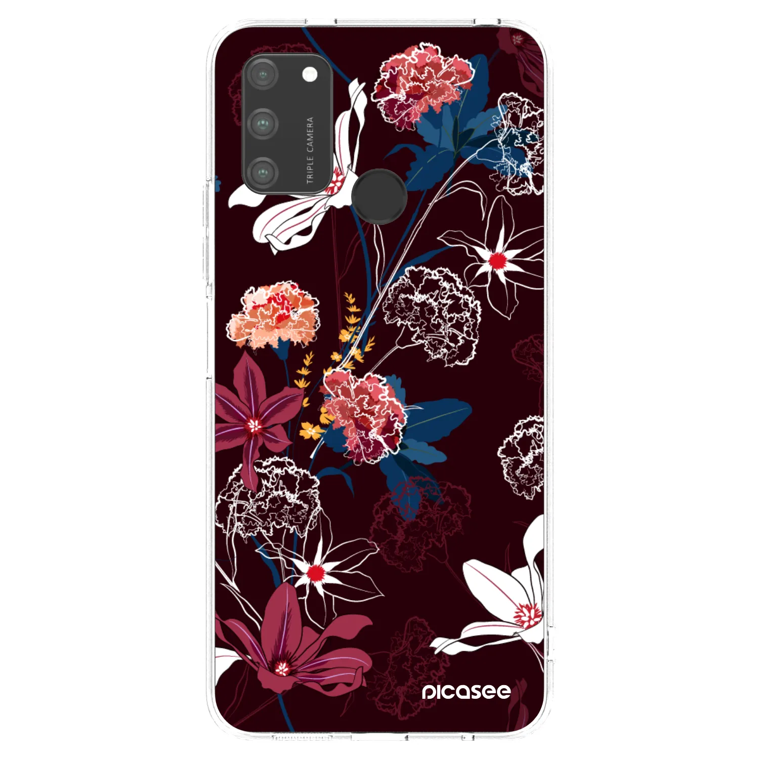 Picasee husă transparentă din silicon pentru Honor 9A - Dark Meadow