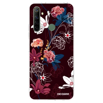 Picasee husă transparentă din silicon pentru Realme 6i - Dark Meadow