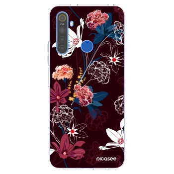 Picasee husă transparentă din silicon pentru Realme 5 - Dark Meadow