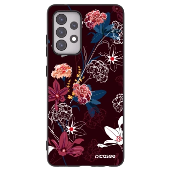 Picasee husă neagră din silicon pentru Samsung Galaxy A52 5G A525F - Dark Meadow