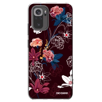 Picasee husă transparentă din silicon pentru Xiaomi Redmi Note 10S - Dark Meadow