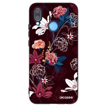 Picasee husă neagră din silicon pentru Huawei P20 Lite - Dark Meadow