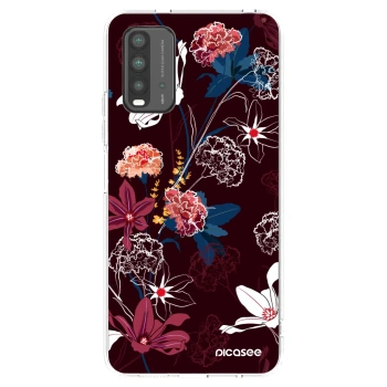 Picasee husă neagră din silicon pentru Xiaomi Redmi 9T - Dark Meadow