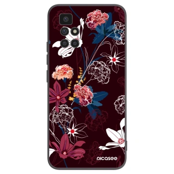 Picasee husă neagră din silicon pentru Xiaomi Redmi 10 - Dark Meadow