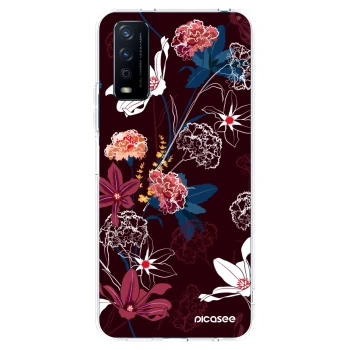 Picasee husă transparentă din silicon pentru Vivo Y11s - Dark Meadow