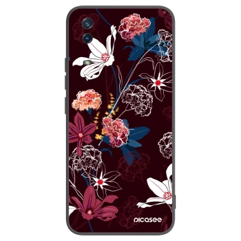 Picasee husă neagră din silicon pentru Vivo Y11s - Dark Meadow
