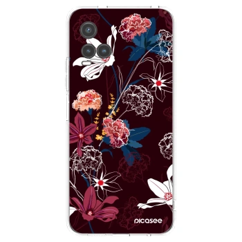 Picasee husă transparentă din silicon pentru Vivo Y33s - Dark Meadow