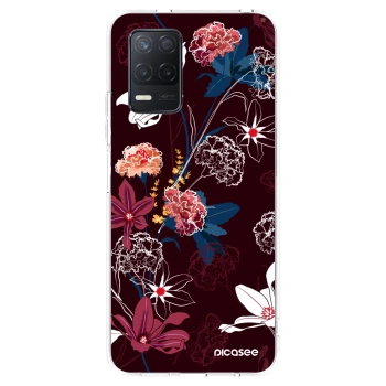 Picasee husă transparentă din silicon pentru Realme 8 5G - Dark Meadow