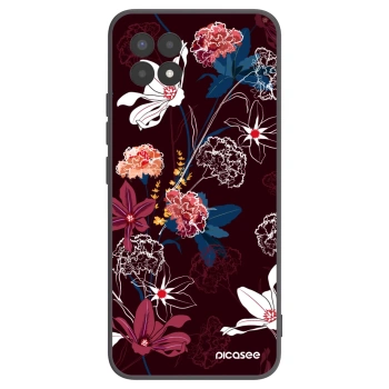 Picasee husă neagră din silicon pentru Realme 8i - Dark Meadow