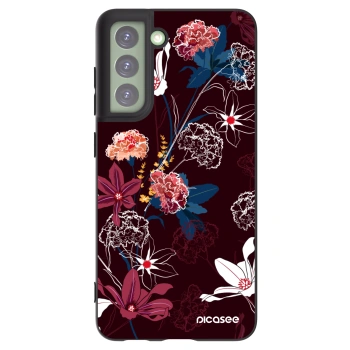 Picasee husă neagră din silicon pentru Samsung Galaxy S21 FE 5G - Dark Meadow