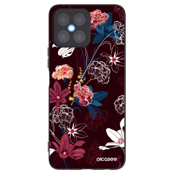 Picasee husă neagră din silicon pentru Honor X8 4G - Dark Meadow