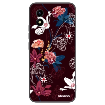 Picasee husă neagră din silicon pentru Vivo Y01 - Dark Meadow
