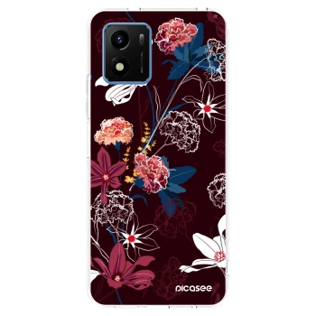 Picasee husă transparentă din silicon pentru Vivo Y01 - Dark Meadow
